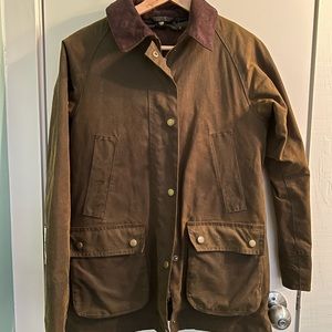 Barbour Acorn Wax Jacket - Olive Size 4